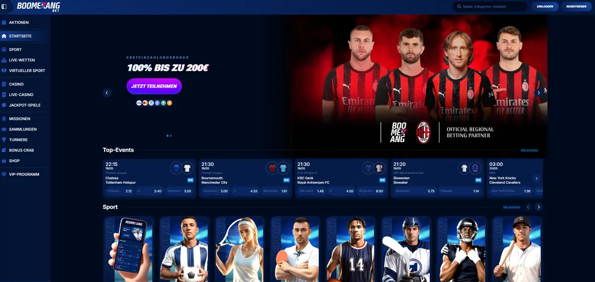 Boomerang Bet Lastschrift Casino