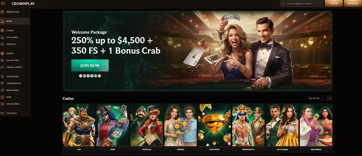 CrownPlay Lastschrift Casino
